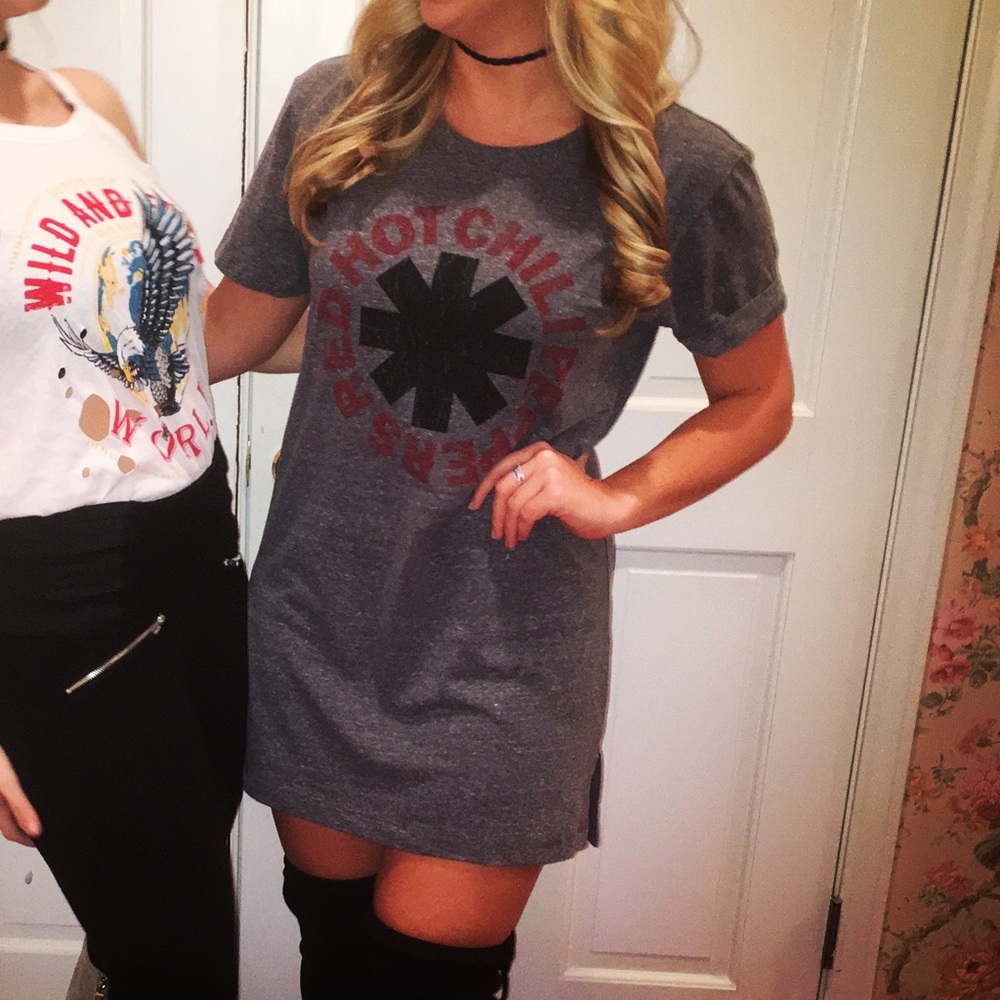 Red Hot Chili Peppers Tshirt Dress